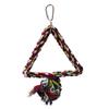 Parrot Swing & Climbing Ladder Toy for Budgies and Cockatiels - Chewable Hanging Ring & Cloud Design