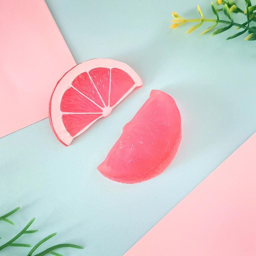 New Sweet 100Pcs Colorful Lemon Fruit Slice Resin Flatback Cabochons Realistic Orange Slices Food Model for Jewelry Making DIY