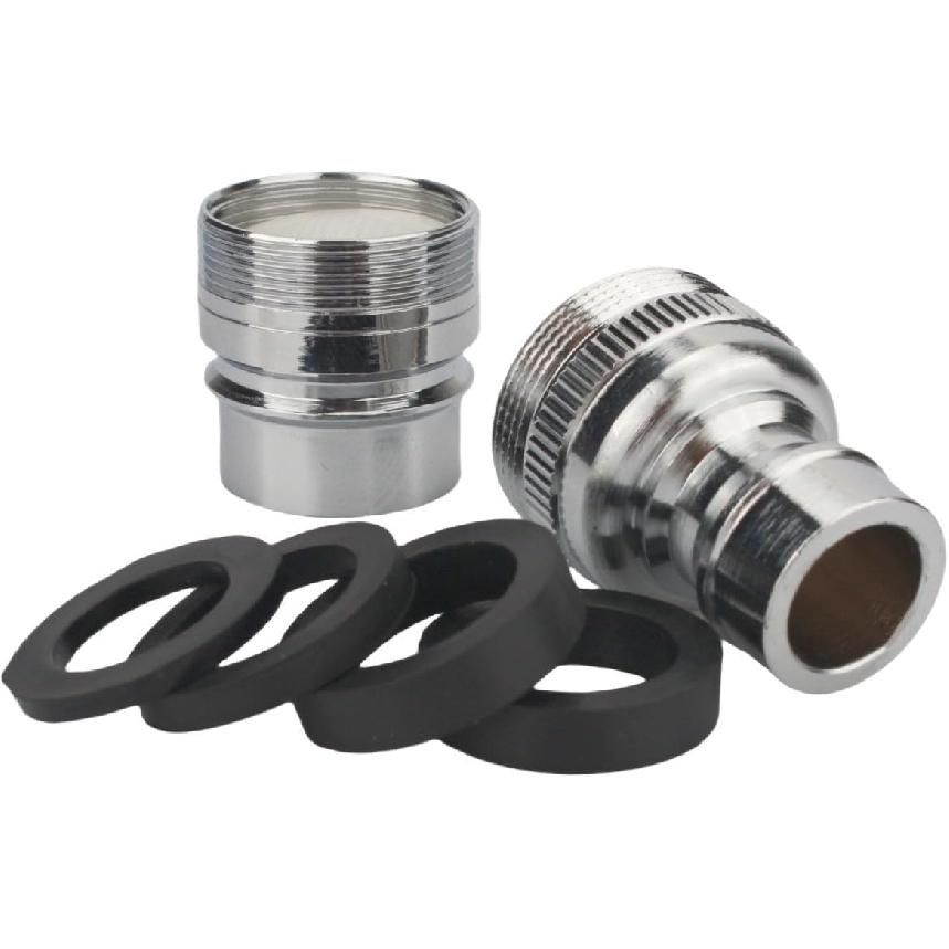 Dishwasher Faucet Adapter (Chrome-brass) fit for Danby, SPT, Homelabs, Costway, Panda, Rovsun Portable Dishwasher to Sink