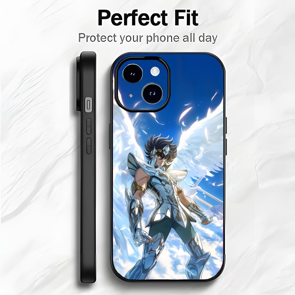 Classic Shonen Japanese Anime S-Saint Seiya Phone Case Phone Case Soft Packaging Lightweight For iPhone17 16 15 14 13ProMax