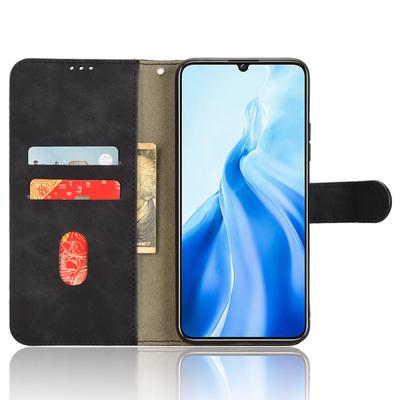 For Oukitel C51 Case Skin-Touch Shockproof Leather Wallet Stand Flip Phone Cover