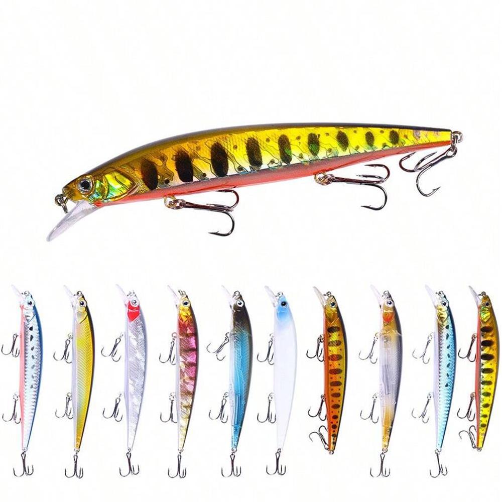 1Pcs 14cm/18g Casting Minnow Crank  Fishing Lures Wobbler Laser Artificial Bait  Sea Tackle Luers