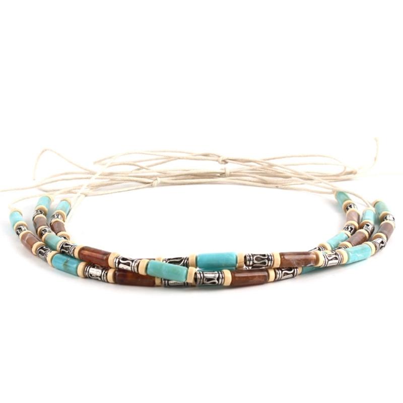 Unisex Hat Belts Stone for Travel Photography Props Handmade Belt Hat Bands