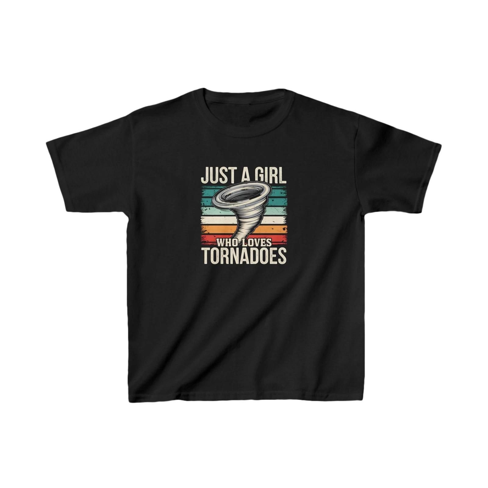 

Just a Girl Who Loves Tornadoes Girls Tornado Shirt Girls Shirt 3XL