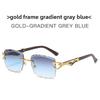 Cheetah Frame Unisex Retro Square Sunglasses With Uv400 Protection For Outdoor Travel