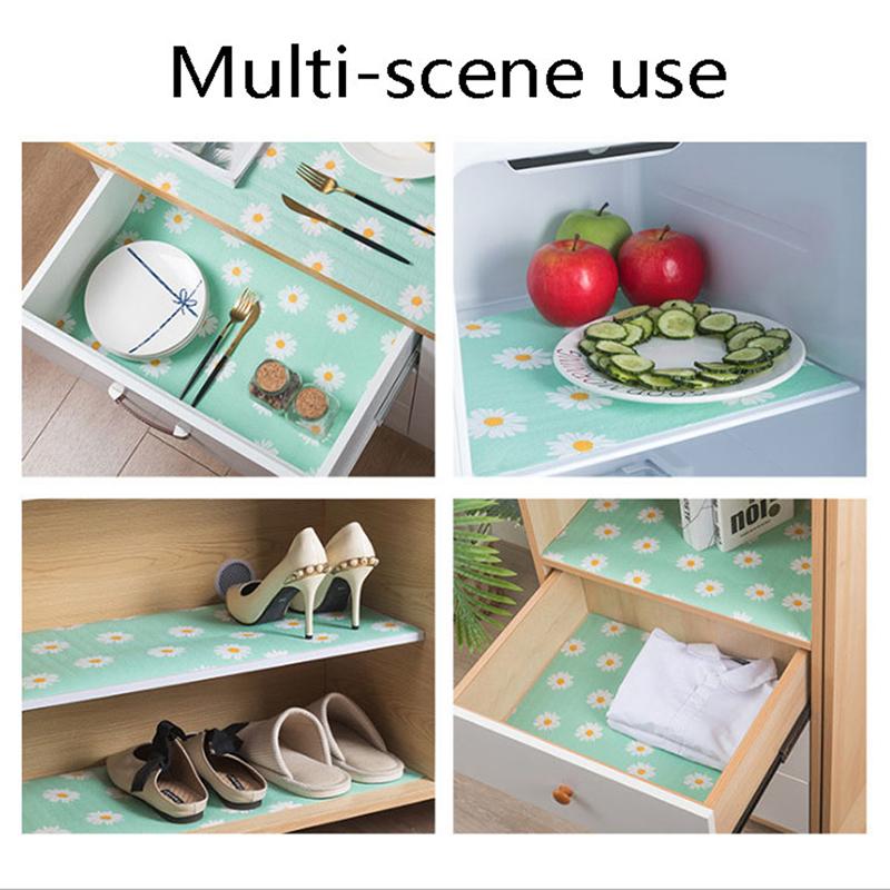 Waterproof Kitchen Table Drawer Mat Cabinet Liners Contact Paper Mildewproof Mat