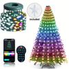 Smart WiFi APP Christmas Tree Light 400 LED Music Sync DIY Pattern App Remote Waterproof for Indoor Outdoor Christmas Decoration