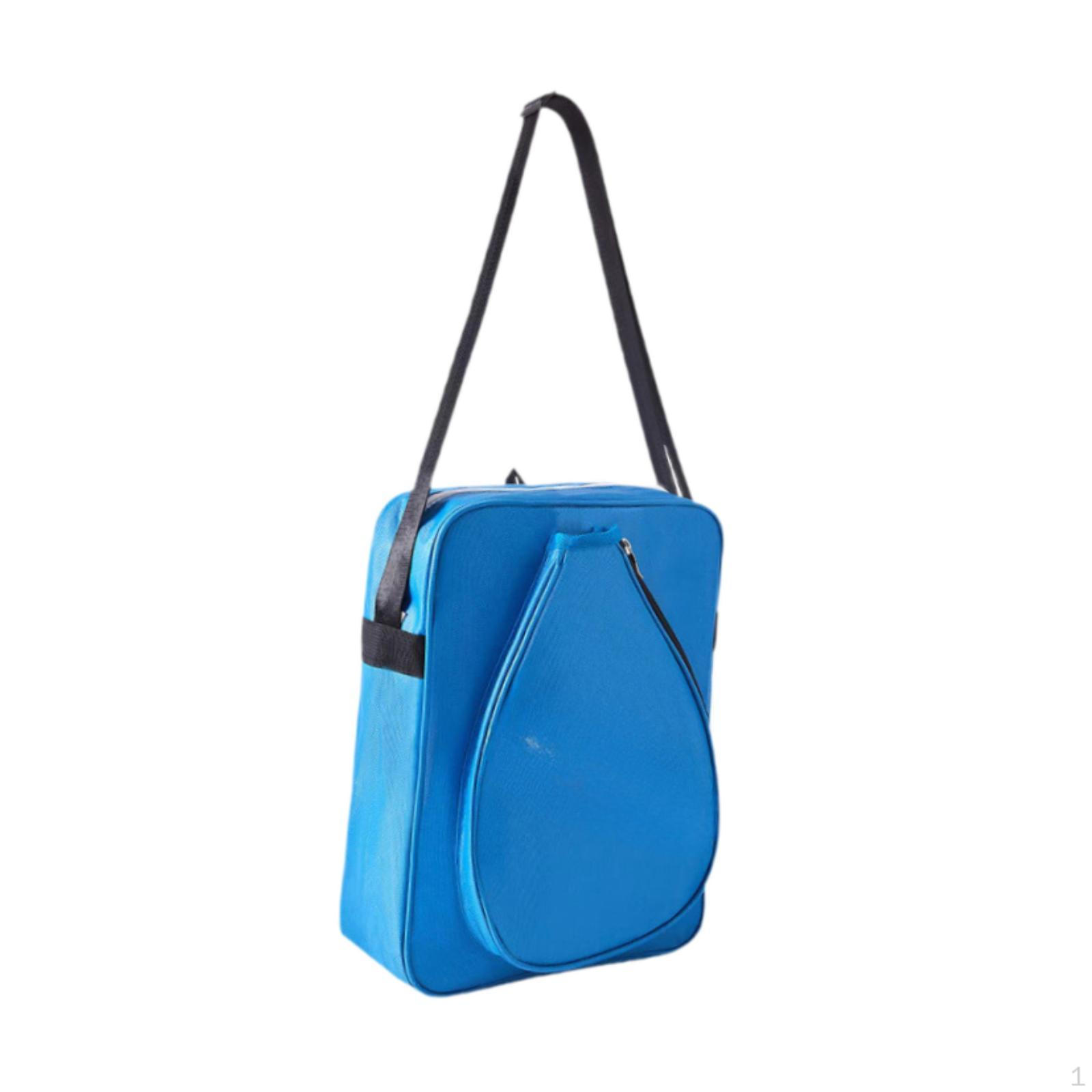 

Tennis Bag Badminton Racquet Versatile Outdoor Beginners Players Multipurpose Women Men Light Blue
