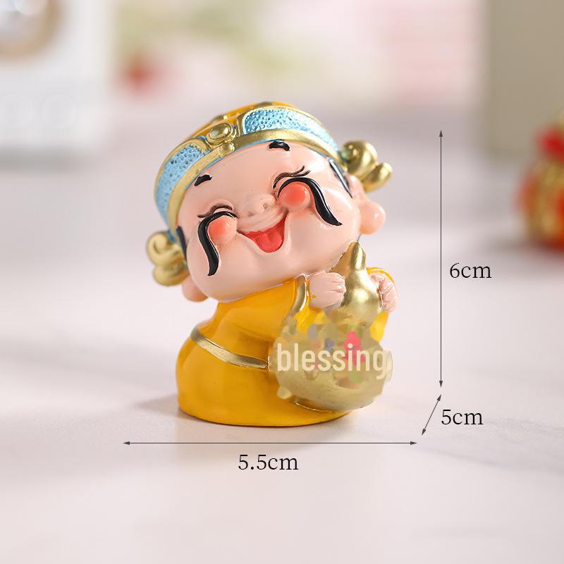 Creative Fortune Gods: Wealth-Attracting Ornaments for Festive Home or Office Décor