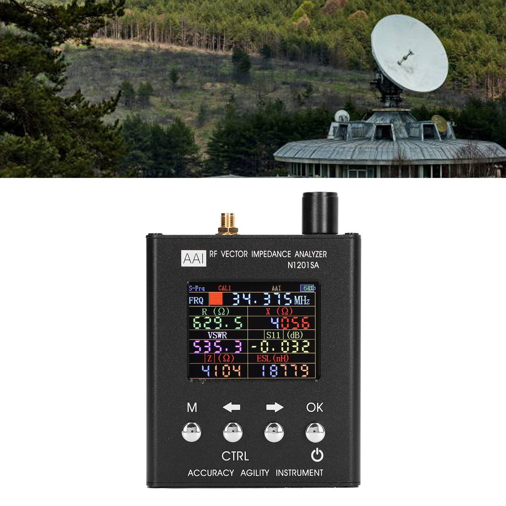 RF Vector Impedance Analyzer 2.4 Inch Screen ANT SWR Antenna Analysis Tester USB Charging 137.5MHz‑2700MHz