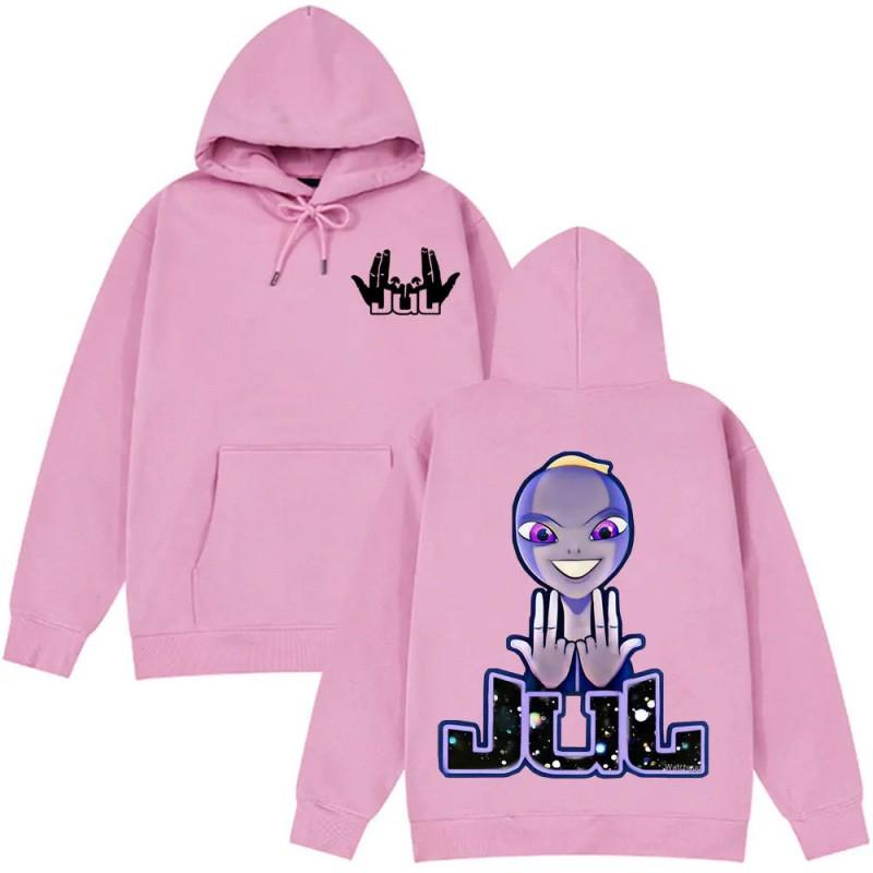 Straight Fit Printed Hoodie Unisex Streetwear Casual Sweatshirt