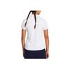 Under Armour Solid Color Casual Slim Fit Polo Shirt Women tops White 1383612-100