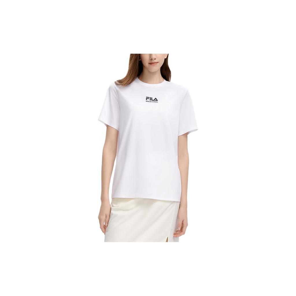 New FILA T Shirts Women's White F11W329113A-IV