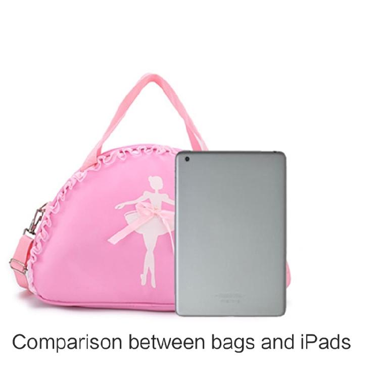 Girl Ruffle Lace Ballet Dance Bag Cute Handbag Crossbody Shoulder Bag Backpack