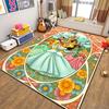 Beautiful All Princess Theme Cartoon Carpet for Living Room Bedroom Sofa Doormat Decor Rug Kid Non-slip Floor Mat Girl Nice Gift