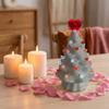 Ceramic Valentine's Day Tree LED Ornament Battery Box Home Ceramic Luminous Crafts