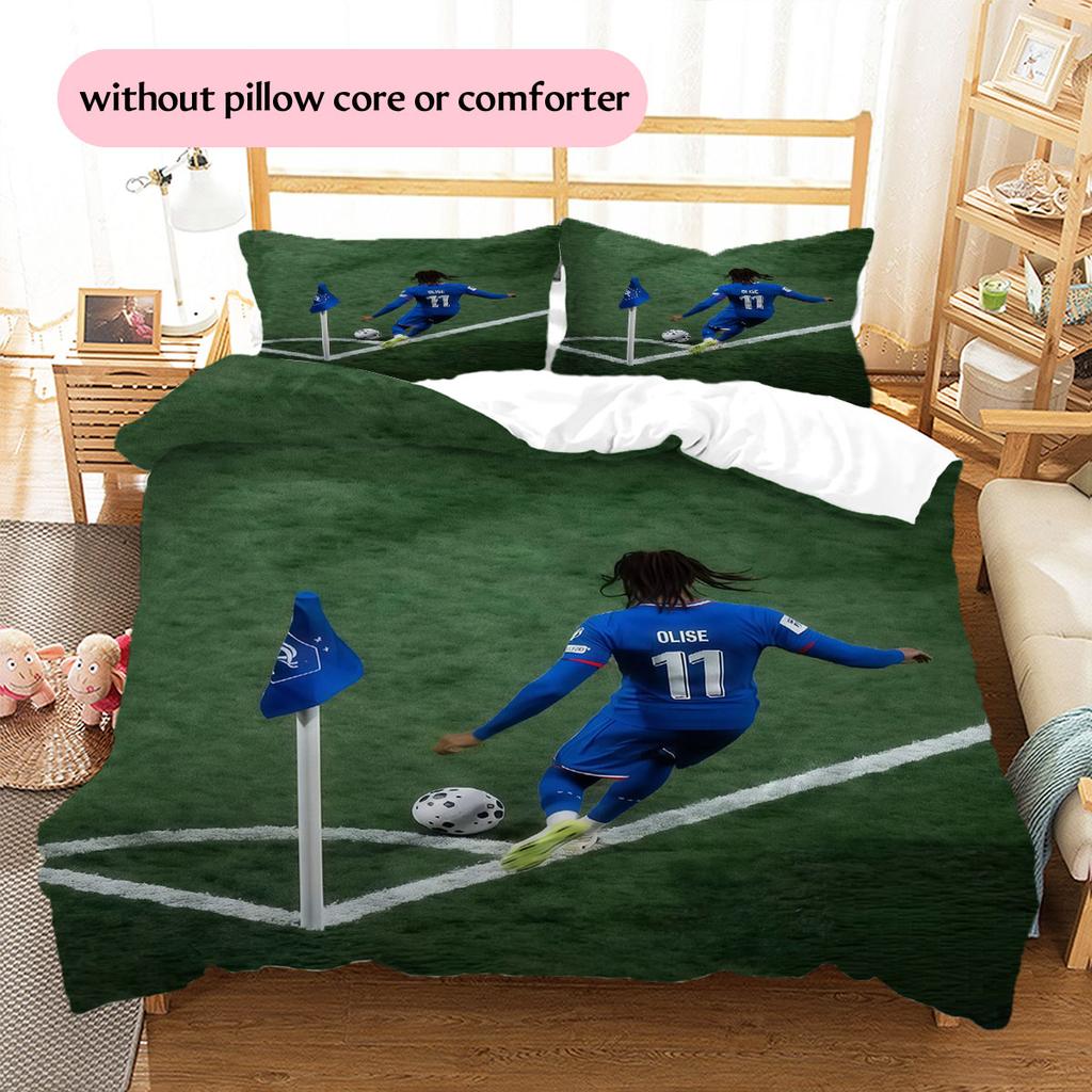 Olise Pattern Bedding Home Decoration Birthday Gift ( 1 duvet cover + 2 pillowcase, without core),fan merchandise.