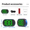 Car HUD Head Up Display GPS Digital Speed Meter Speedometer LED Screen USB Cable Plug & Play Universa
