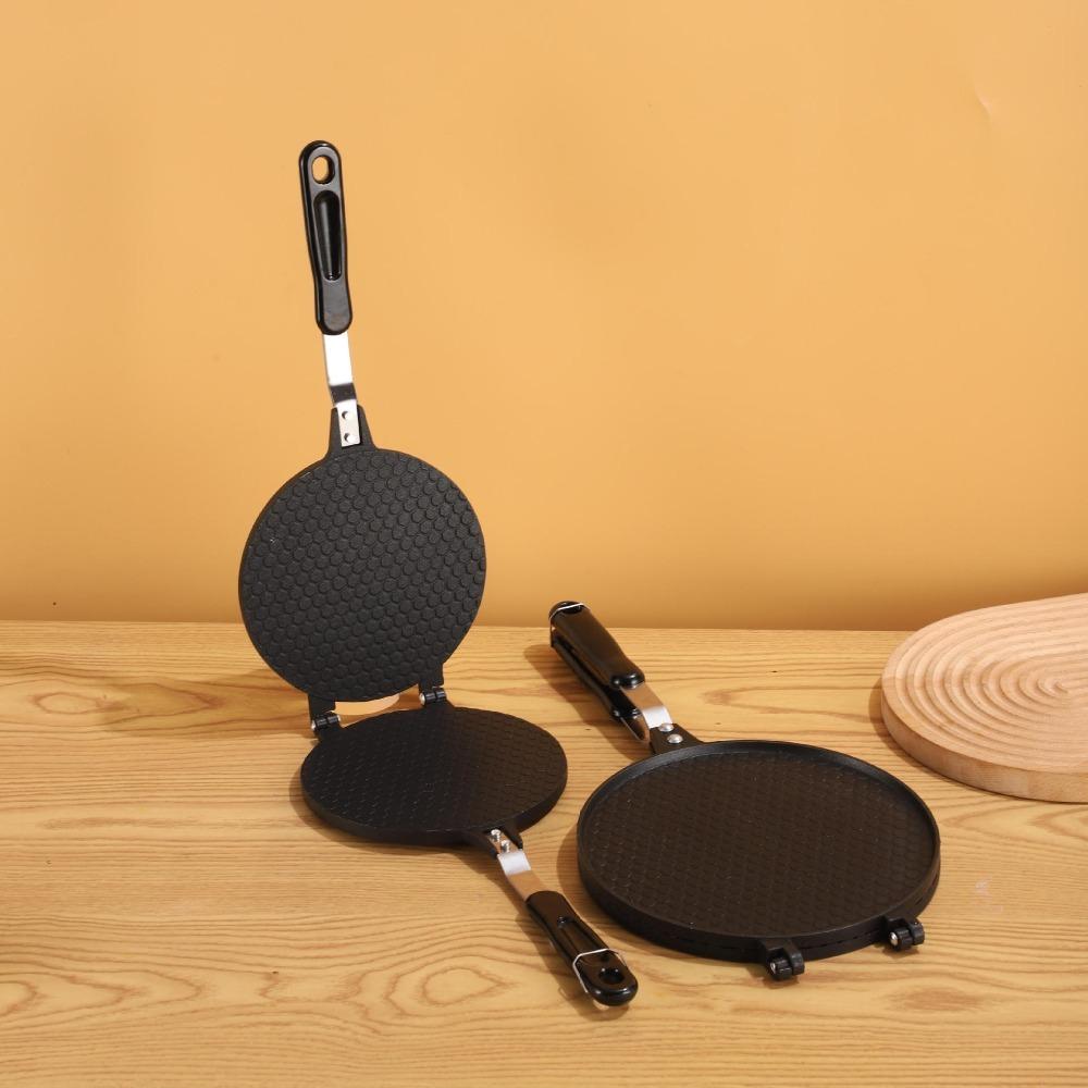 Honeycomb/Lattice Pattern Egg Roll Maker Aluminium Zinc Zinc Alloy Ice Cream Cone Pan  Crispy Eggs Omelet