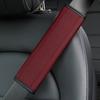 Leather Safety Belt Cover Seat Belt Padding Pad Shoulder Cushion Strap Safety Belt Shoulder Cover