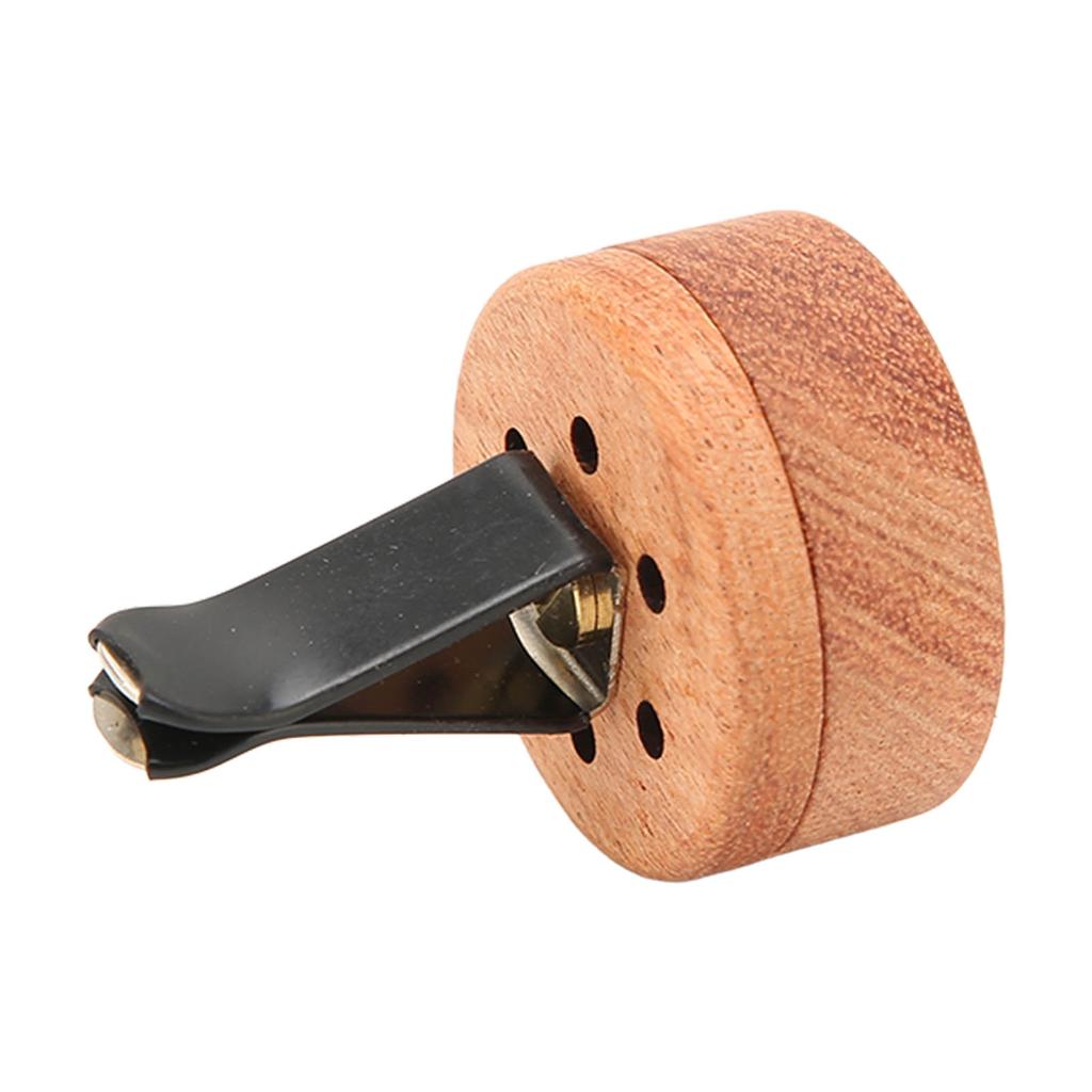 Car Essential Oil Diffusers Rosewood Fragrance Portable Mini Car Wood Diffuser with Volcanic Rock for Car Air Outlet