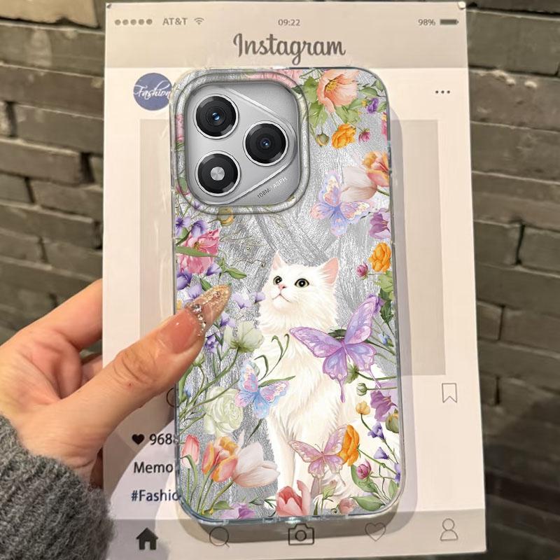 Cute Cartoon Cat Dolphin Girls Case For Honor 400 Pro X9c Magic7 Magic6 200 Lite Smart X9a X8a X8b X8c X7c X6c X8 Fundas Cover