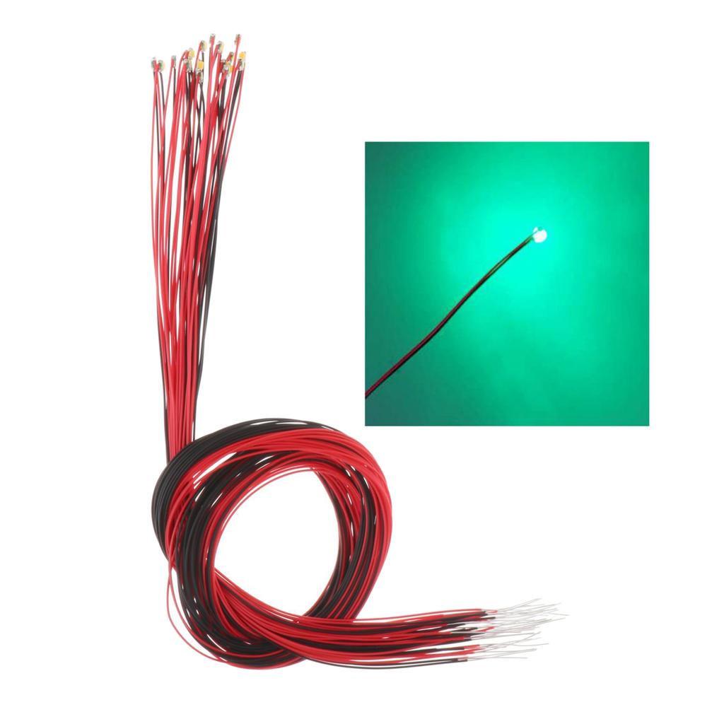 10/20 Stück 0805 Vorverdrahtete SMD LED Leuchtdiode Mikro-Litz Länge 11,8 Zoll Elektronische Komponente Modell Verdrahtete LED-Leuchten