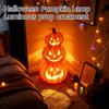 Décoration Citrouille Lumineuse d'Halloween pour Accessoire de Fête Intérieur Extérieur