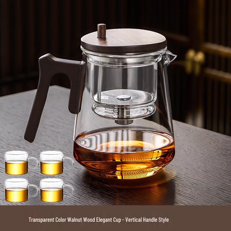 Premium Glass Gravity Tea Infuser Pot