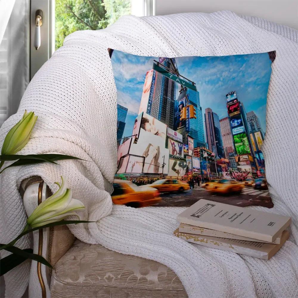 Heimdeko New York Nacht Kissenbezüge Kissen Hotel Autositzlehne Sofa