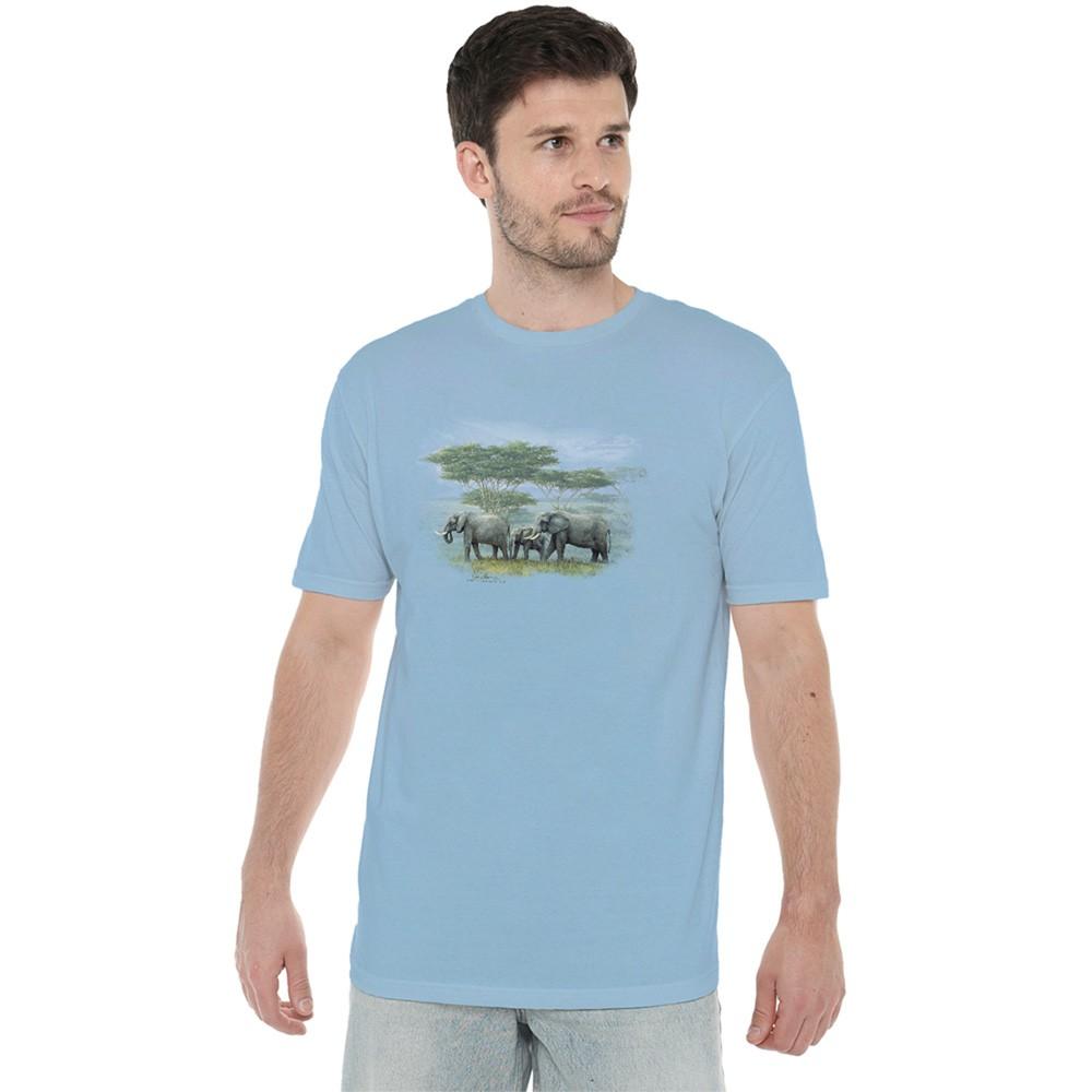 Wildlife Heart Of Africa T-Shirt S-3XL Light Blue XXL