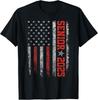 Senior Year 2025 American Flag USA Graduation Class Of 2025 T-Shirt Unisex T-Shirt