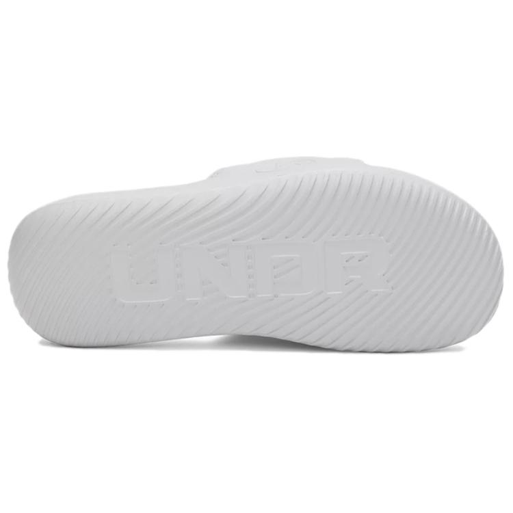 Under Armour Ignite Pro 8 Comfortable Versatile Slide Sandals Men Footwear White 6000337-014
