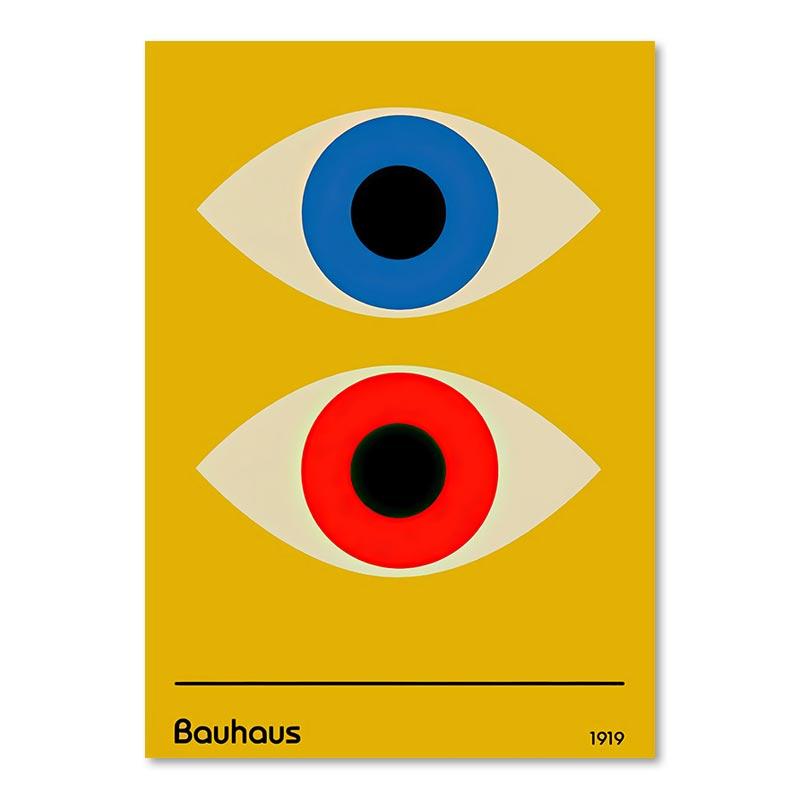 Abstract Bauhaus Geometric Lines Posters and Prints Nordic Japan Wall Art Canvas Painting Modern Pictures for Living Room Decor