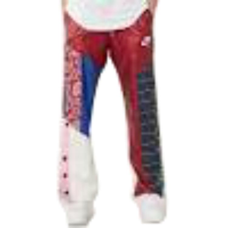 Nike Sportswear NSW Printed Panel Knit Joggers Women Bottoms Red AR2941-677