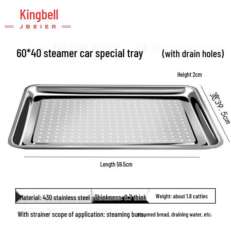 Stainless Steel Perforated Steaming Tray