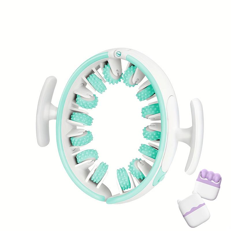 

Съемное многофункциональное круглое массажное колесо для массажа всего тела с роликом для лица изо льда зелёный