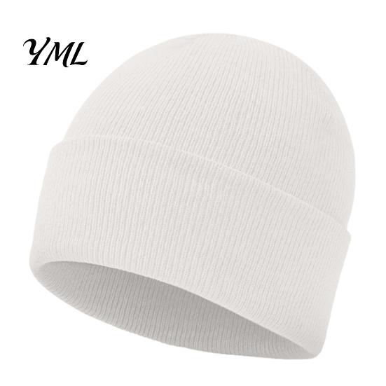 Adult Unisex Cap Knitted Winter Hat, Thick Thermal Skull Cap, Cozy Windproof Soft Polyester Hat Warm Knit for Men Women Outdoor Hiking Jogging