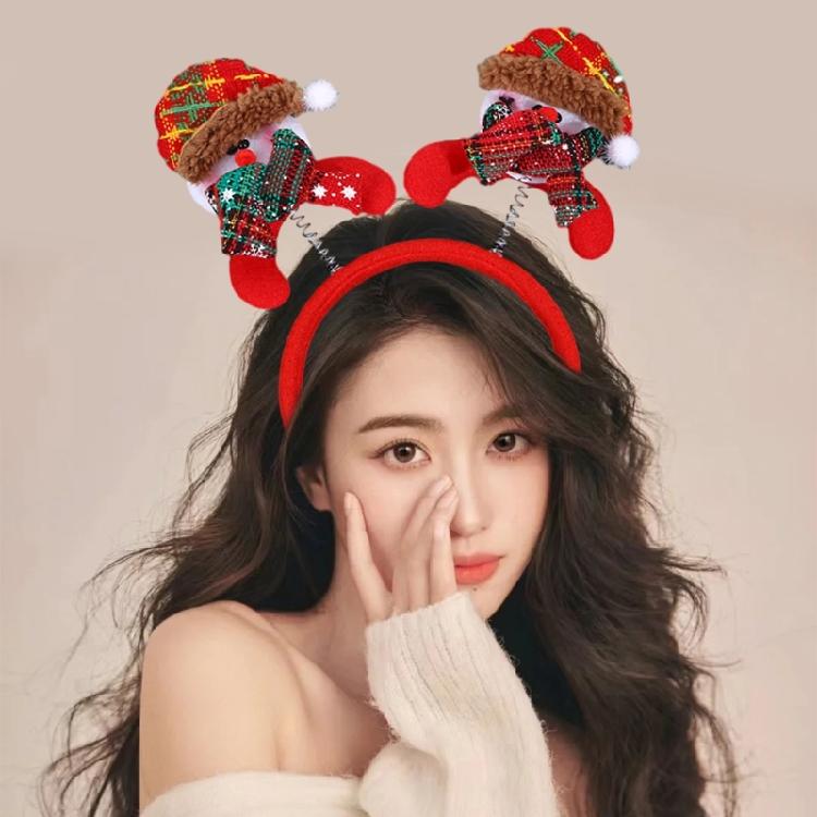 Adult Kids Christmas Theme Hairhoop New Year Party Headband Festival Accessories