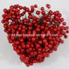 0.8" Foam Simulation Polystyrene Cherries - 50 Small Red Peony Berries for Christmas Decorations