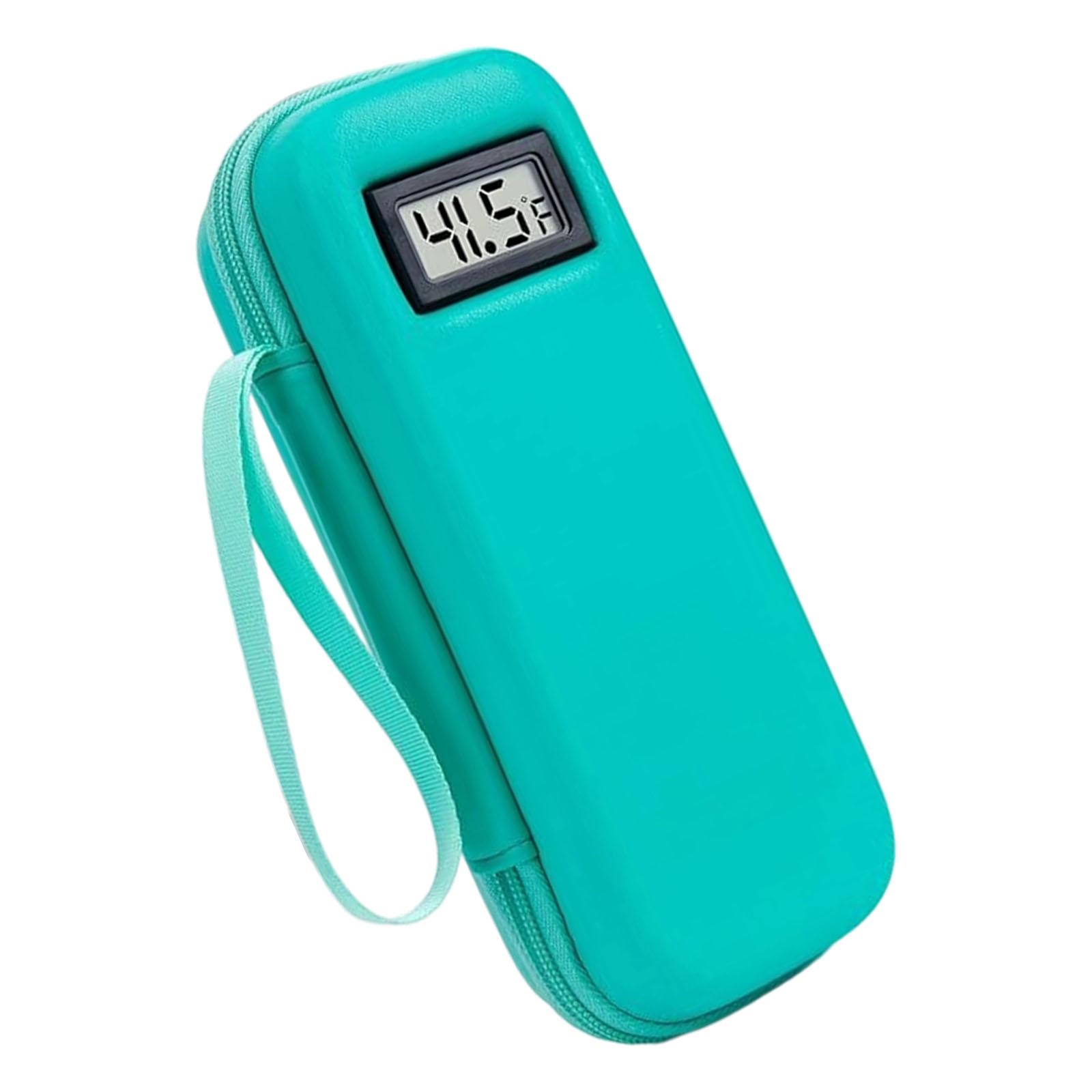 

Портативная термосумка-холодильник с цифровым дисплеем температуры для путешествий на открытом воздухе, кемпинга, использования в чрезвычайных ситуациях зелёный