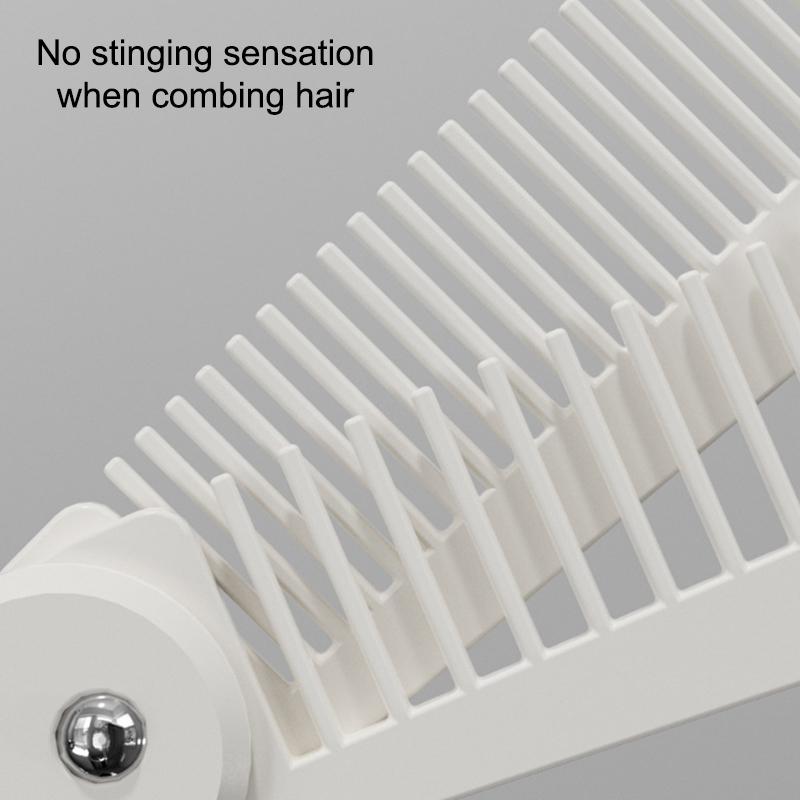 2 In In Multifuncional Portable Plastic Folding Pocket Combs Barber Men Oil Head Beard Combs Hair Styling Wide Tooth Combs