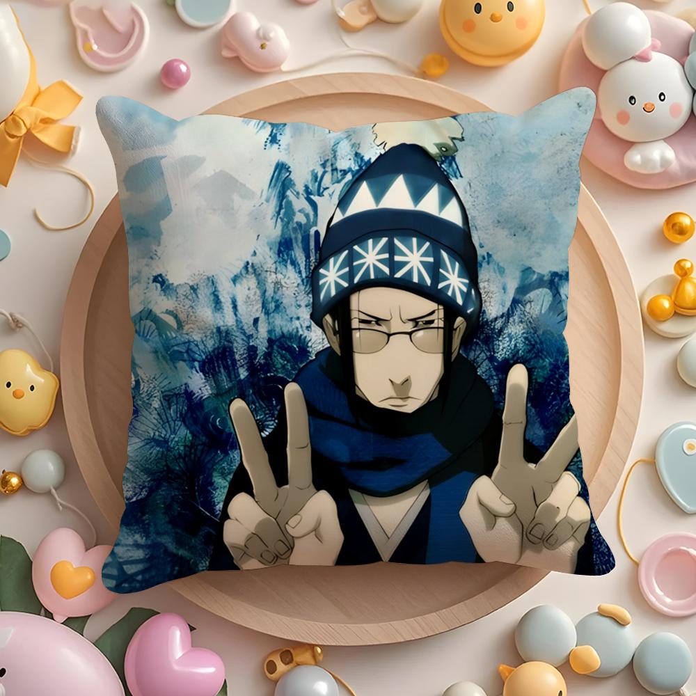 S-Samurai C-Champloo Anime Kissenbezug für Zuhause & Auto Mehrzweck-Kissenbezug - Wendbar, Weich & Langlebig für den täglichen Gebrauch