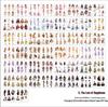 Retro Scenery Die-cut Sticker Book: Washi Paper with Houses, Forests & Coffee Themes