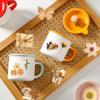 50pcs Transparent PET Flower Stickers Handbooks Tablets Phone Water Cups Decor Stationary Notebook Sticker