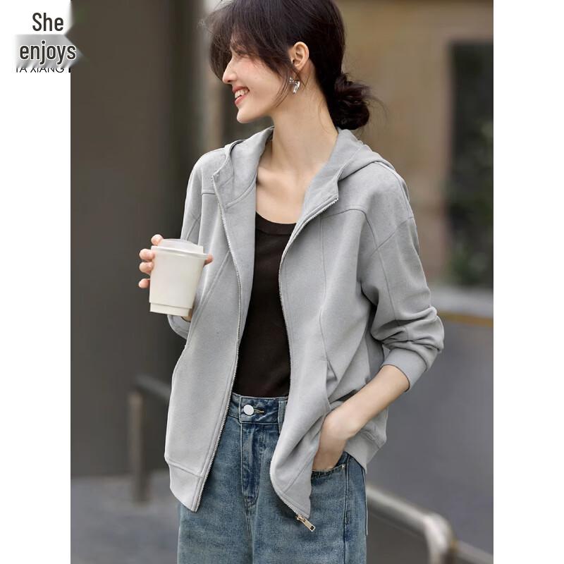 Women s Hooded Casual Jacket L