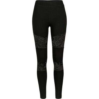 Urban Classics Damen/Damen Leggings mit Spitzendetail