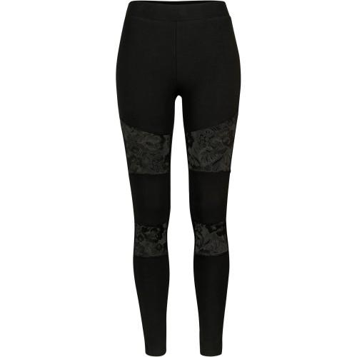 Urban Classics Womens/Ladies Lace Detail Leggings