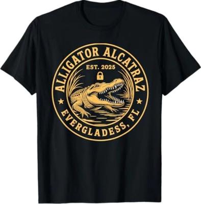 Alligator Alcatraz Florida Everglades Parodie Design T-Shirt