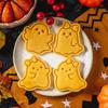 Halloween Themed Cookie Cutter 3D Plastic Adorable Ghost Biscuit Mold Fondant Stamp DIY Cake Decoration Baking Mould